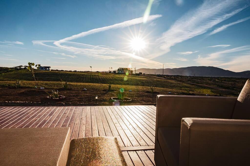 Cabana El Alamo Con Jacuzzi Vila Valle de Guadalupe Exterior foto
